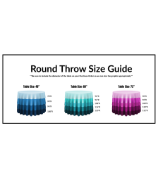 Circle Throw Size Guide